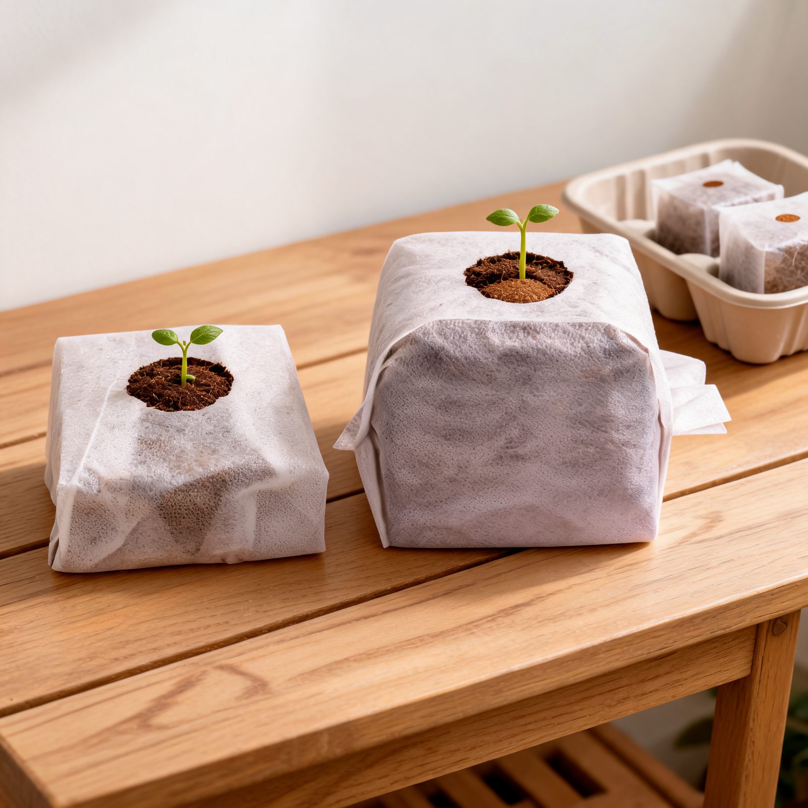Coco Coir Non-Woven with Grow Cube