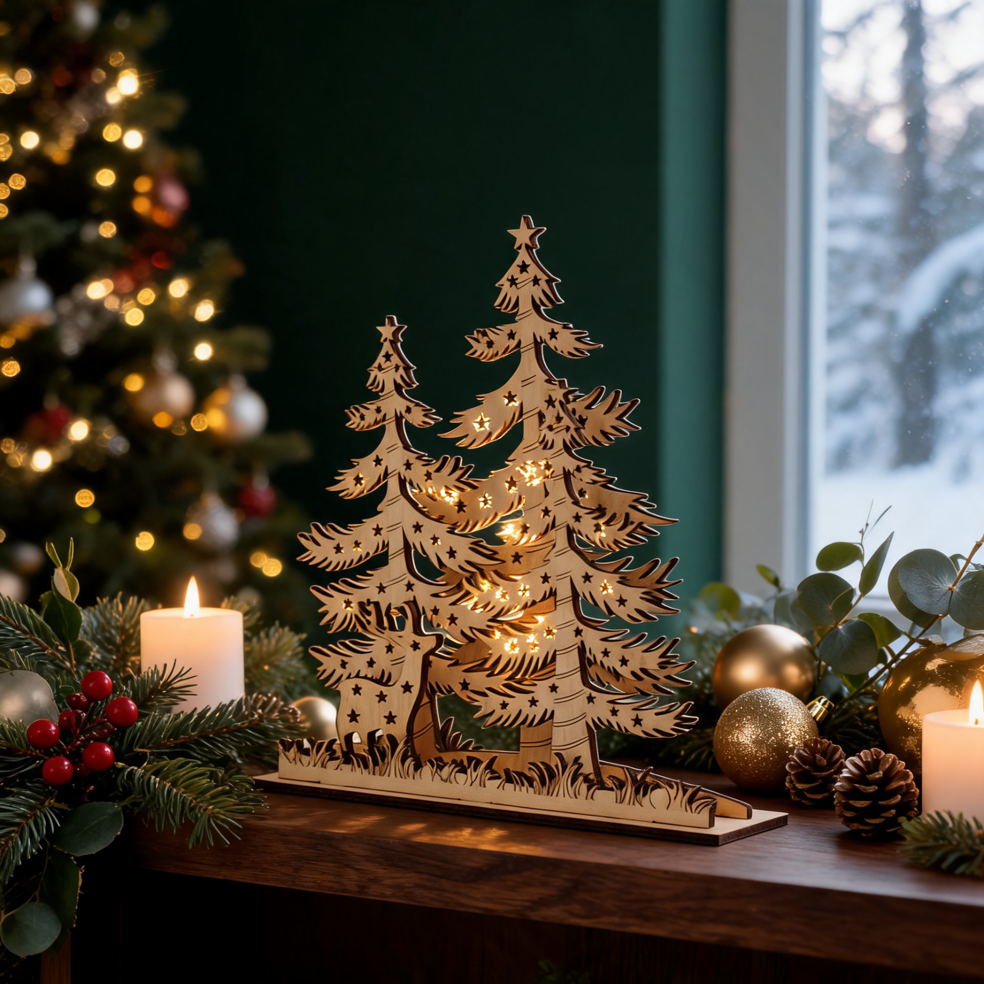 Snowy Christmas Tree