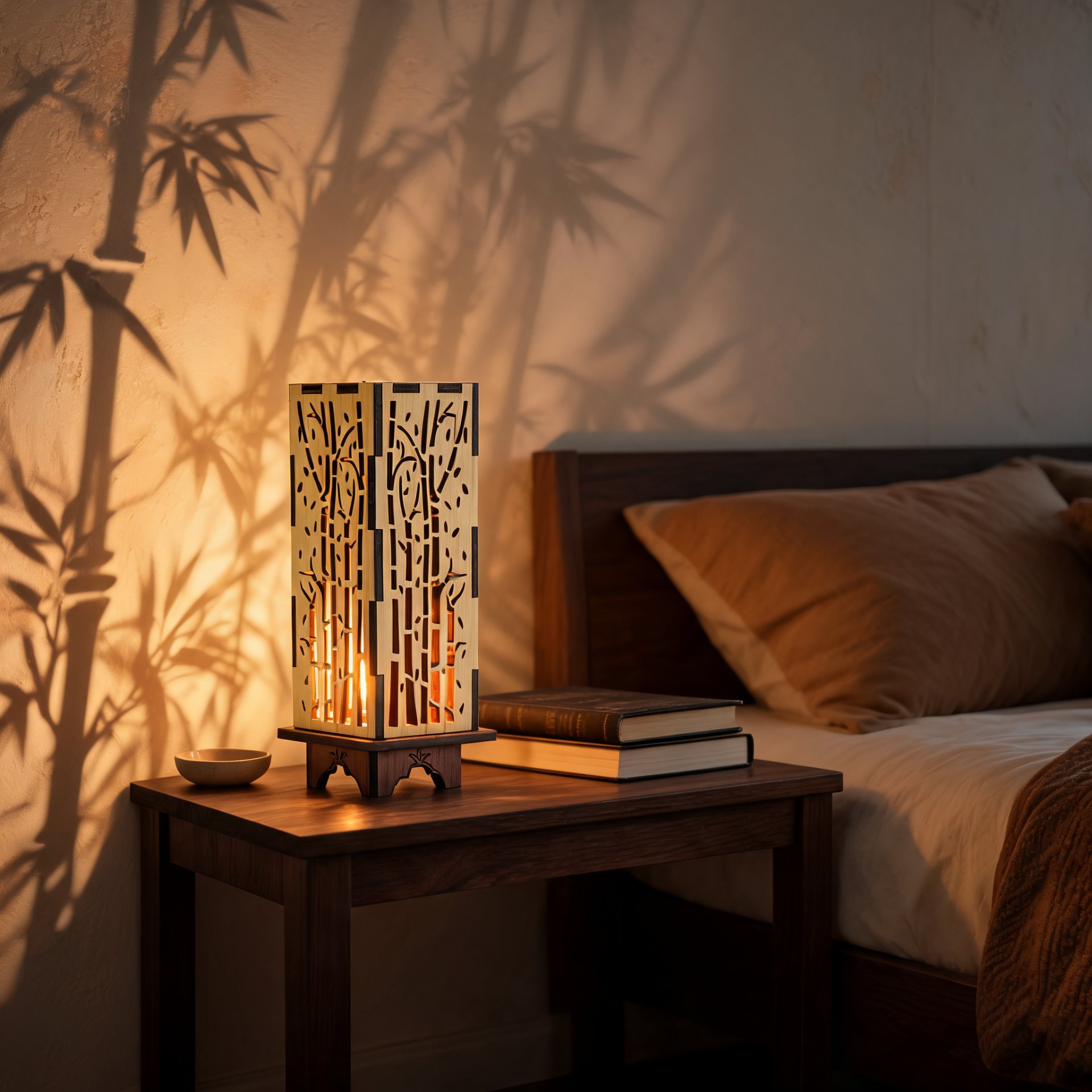 Ambient Bamboo Accent Lamp