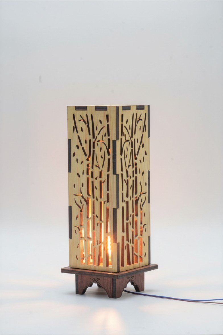 Ambient Bamboo Accent Lamp