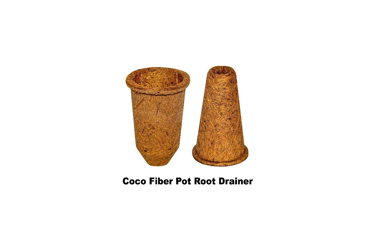 Coir Fiber Pot Root Drainer (Pack of 6)